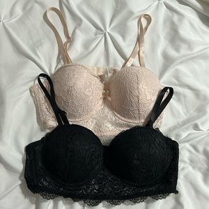 Set of 2, Bluxe padded bras 36B